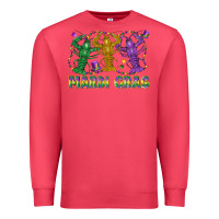 Cardinal mardi gras crawfish Premium Sweatshirt - LillyAllenDesigns