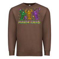 Chestnut mardi gras crawfish Premium Sweatshirt - LillyAllenDesigns