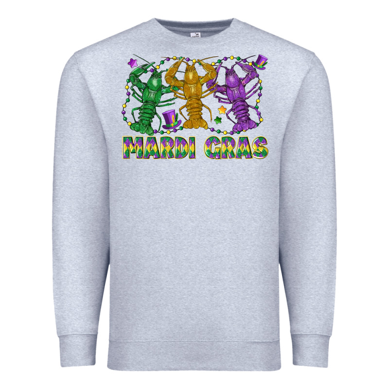 Mardi Gras Crawfish Premium Sweatshirt by LillyAllenDesigns | Teevron