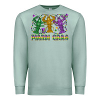Seafoam mardi gras crawfish Premium Sweatshirt - LillyAllenDesigns