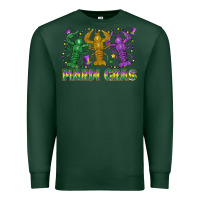 Sports Green mardi gras crawfish Premium Sweatshirt - LillyAllenDesigns