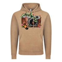 Vintage Coffee floral eucalyptus film roll vintage camera Vintage Hoodie - FaDigitalArtStudio