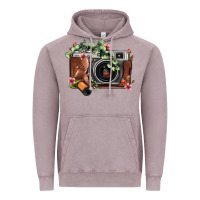 Vintage Zinc floral eucalyptus film roll vintage camera Vintage Hoodie - FaDigitalArtStudio