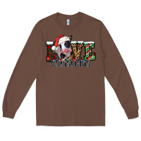 Chestnut love Christmas cow Long Sleeve Tee - Jasminsmagicworld