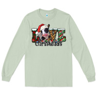 Matcha love Christmas cow Long Sleeve Tee - Jasminsmagicworld