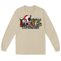 Mushroom love Christmas cow Long Sleeve Tee - Jasminsmagicworld