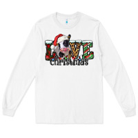 White love Christmas cow Long Sleeve Tee - Jasminsmagicworld