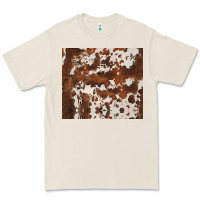 Bone brown cowhide Premium Tee - BarkalooDesign