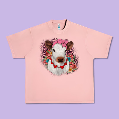 Heifer Valentines Urban Heavy Tee Designed By Jahusdesignshop