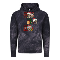 Cloud Black ho ho ho skull Vintage Hoodie - FaDigitalArtStudio