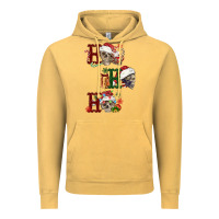 Vintage Mustard ho ho ho skull Vintage Hoodie - FaDigitalArtStudio