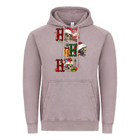 Vintage Zinc ho ho ho skull Vintage Hoodie - FaDigitalArtStudio