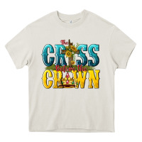 Cream the cross before the crown Heavy Core Tee - texasbilliewilder