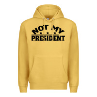 Antique Gold Not My President Premium Hoodie - Bettercallsaul