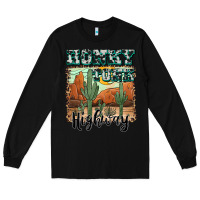 Black honky tonk highway Long Sleeve Tee - AdoDesignShop
