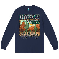 Navy honky tonk highway Long Sleeve Tee - AdoDesignShop