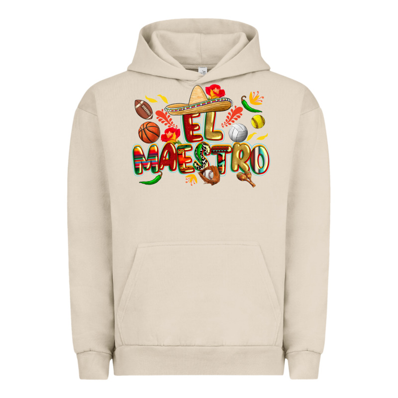 Cinco De Mayo El Maestro Urban Hoodie by CowGirlArtShop | Teevron