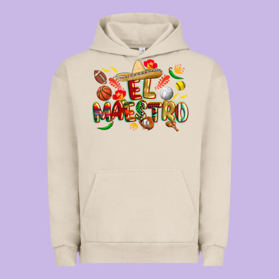 Cinco De Mayo El Maestro Urban Hoodie Designed By Cowgirlartshop