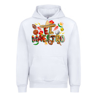 White cinco de mayo el maestro Urban Hoodie - CowGirlArtShop