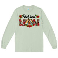Matcha blessed mom lady of guadalupe Long Sleeve Tee - BarkalooDesign