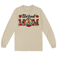 Mushroom blessed mom lady of guadalupe Long Sleeve Tee - BarkalooDesign