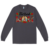 Smoke blessed mom lady of guadalupe Long Sleeve Tee - BarkalooDesign