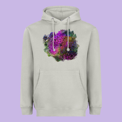 Halloween Spider Web For Patches Heavyweight Hoodie Designed By Bundleandbundleshop