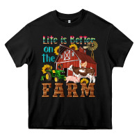 Black western life is better on the farm Heavy Core Tee - Artiststas
