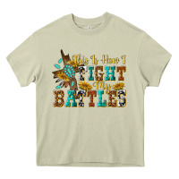 Mossy this is how i fight my battles Heavy Core Tee - texasbilliewilder