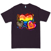 Plum pride hearts Premium Tee - Zillion Design Studio