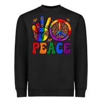 Black peace Heavyweight Sweatshirt - JahusDesignShop