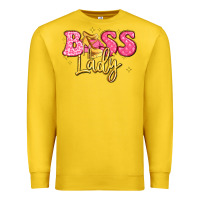 Lemon boss lady Premium Sweatshirt - LillyAllenDesigns