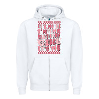 White it's me hi i'm the birthday girl it's me Zipper Hoodie - MaliasSmallBusiness