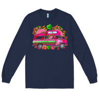 Navy valentines day tacos truck Long Sleeve Tee - NancyCooperArtShop