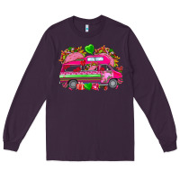 Plum valentines day tacos truck Long Sleeve Tee - NancyCooperArtShop