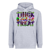 Heather Grey thick and a treat Heavyweight Hoodie - BundleAndBundleShop