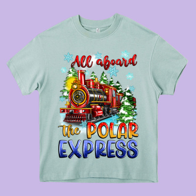 Heavy Core Tee all aboard the polar express