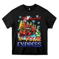 Black all aboard the polar express Heavy Core Tee - Zillion Design Studio
