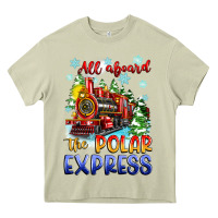 Mossy all aboard the polar express Heavy Core Tee - Zillion Design Studio