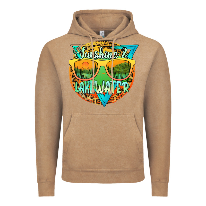 Sunshine & Lakewater Vintage Hoodie by JahusDesignShop | Teevron
