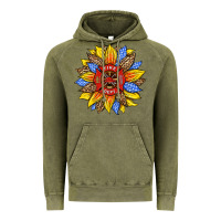 Vintage Olive firefighter sunflower Vintage Hoodie - HRA Design Shop