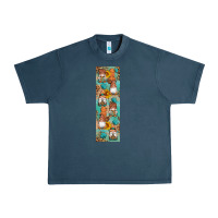 Midnight Navy Fall Gnomes Urban Heavy Tee - Artiststas