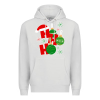 Dove Grey Christmas Ho Ho Ho Premium Hoodie - Bettercallsaul