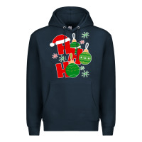 Navy Christmas Ho Ho Ho Premium Hoodie - Bettercallsaul
