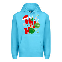 Ocean Blue Christmas Ho Ho Ho Premium Hoodie - Bettercallsaul