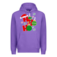 Purple Christmas Ho Ho Ho Premium Hoodie - Bettercallsaul