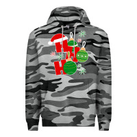 Slate Camo Christmas Ho Ho Ho Premium Hoodie - Bettercallsaul