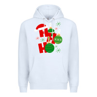 White Christmas Ho Ho Ho Premium Hoodie - Bettercallsaul
