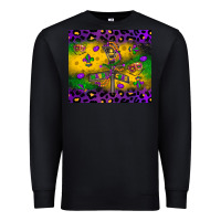 Black mardi gras street lights Premium Sweatshirt - LillyAllenDesigns