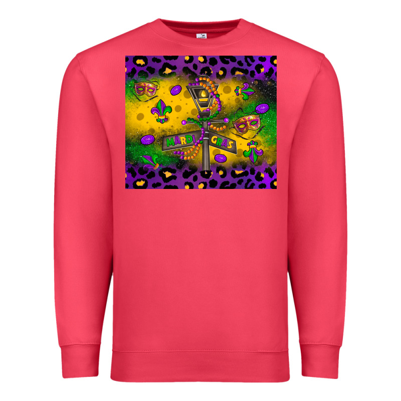Mardi Gras Street Lights Premium Sweatshirt by LillyAllenDesigns | Teevron